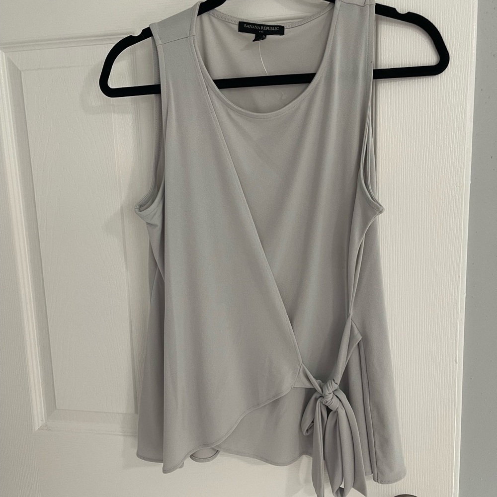 Banana Republic Sleeveless Wrap Top